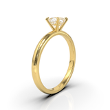 Cathedral Solitaire Frame 1.8mm thickness Yellow Gold