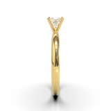 Cathedral Solitaire Frame 1.8mm thickness Yellow Gold