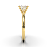 Cathedral Solitaire Frame 1.8mm thickness Yellow Gold