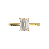 Cathedral Solitaire Frame 1.8mm thickness Yellow Gold