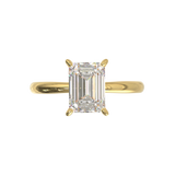 Cathedral Solitaire Frame 1.8mm thickness Yellow Gold