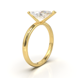 Cathedral Solitaire Frame 1.8mm thickness Yellow Gold