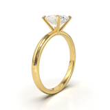 Cathedral Solitaire Frame 1.8mm thickness Yellow Gold