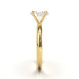 Cathedral Solitaire Frame 1.8mm thickness Yellow Gold