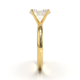 Cathedral Solitaire Frame 1.8mm thickness Yellow Gold