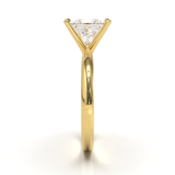 Cathedral Solitaire Frame 1.8mm thickness Yellow Gold