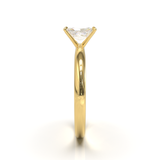 Cathedral Solitaire Frame 1.8mm thickness Yellow Gold