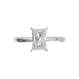 Cathedral Solitaire Frame 1.8mm thickness Yellow Gold