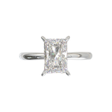 Cathedral Solitaire Frame 1.8mm thickness Yellow Gold