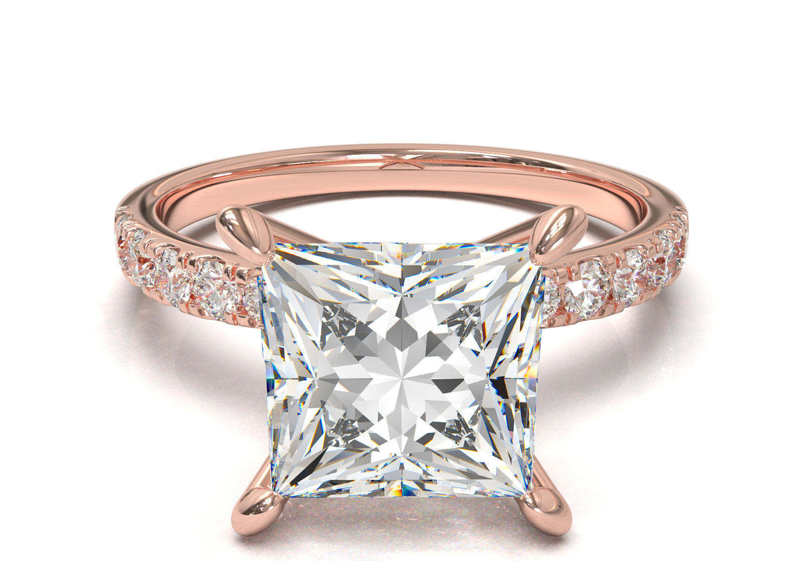 Montura Pavé 33,22,11 Oro Rosa