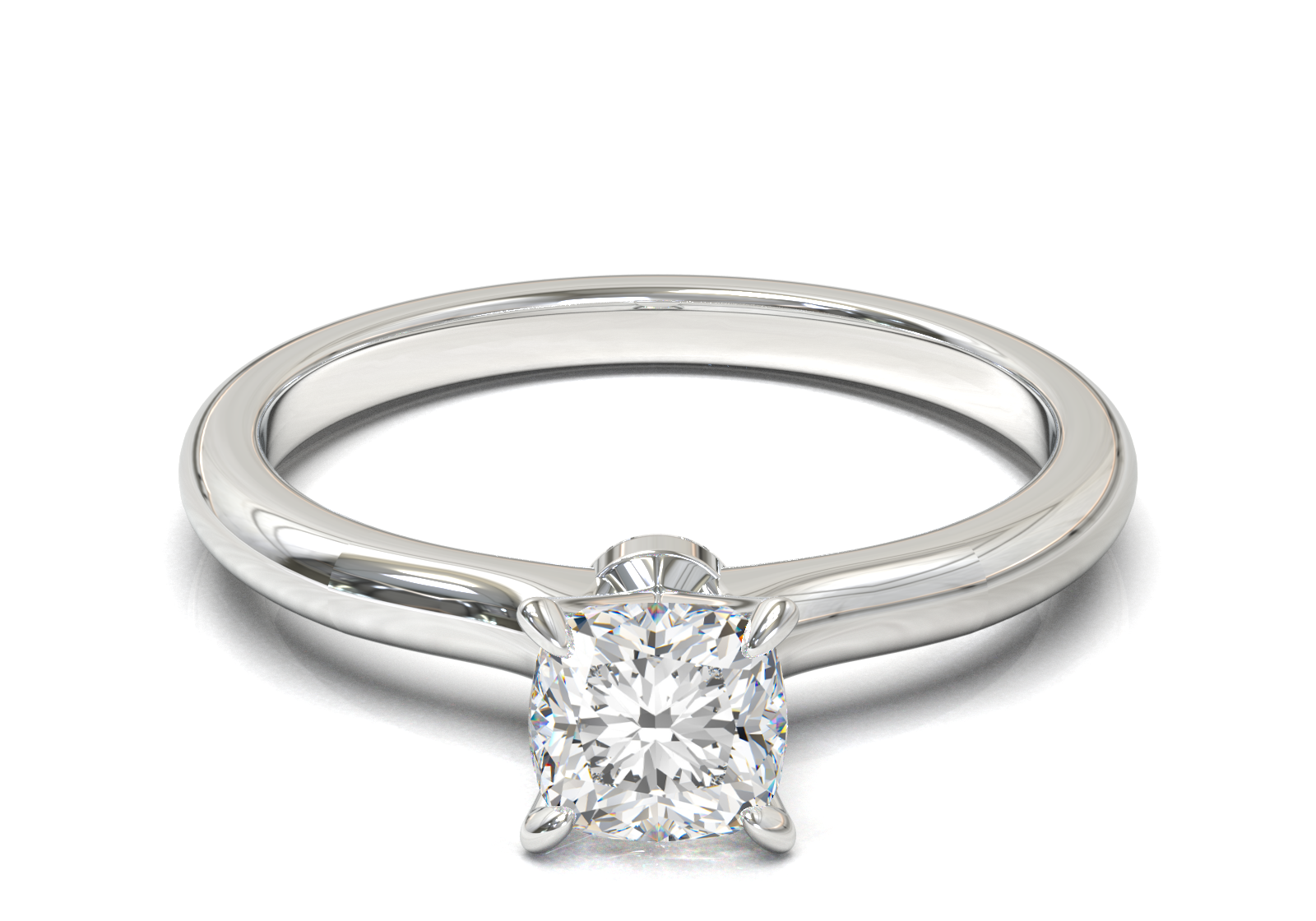 Montura Petite Oro Blanco