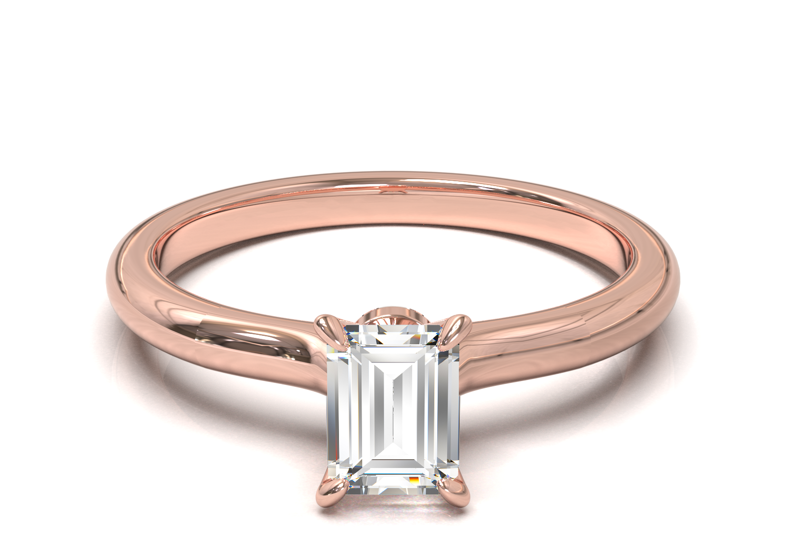 Montura Petite Oro Rosa