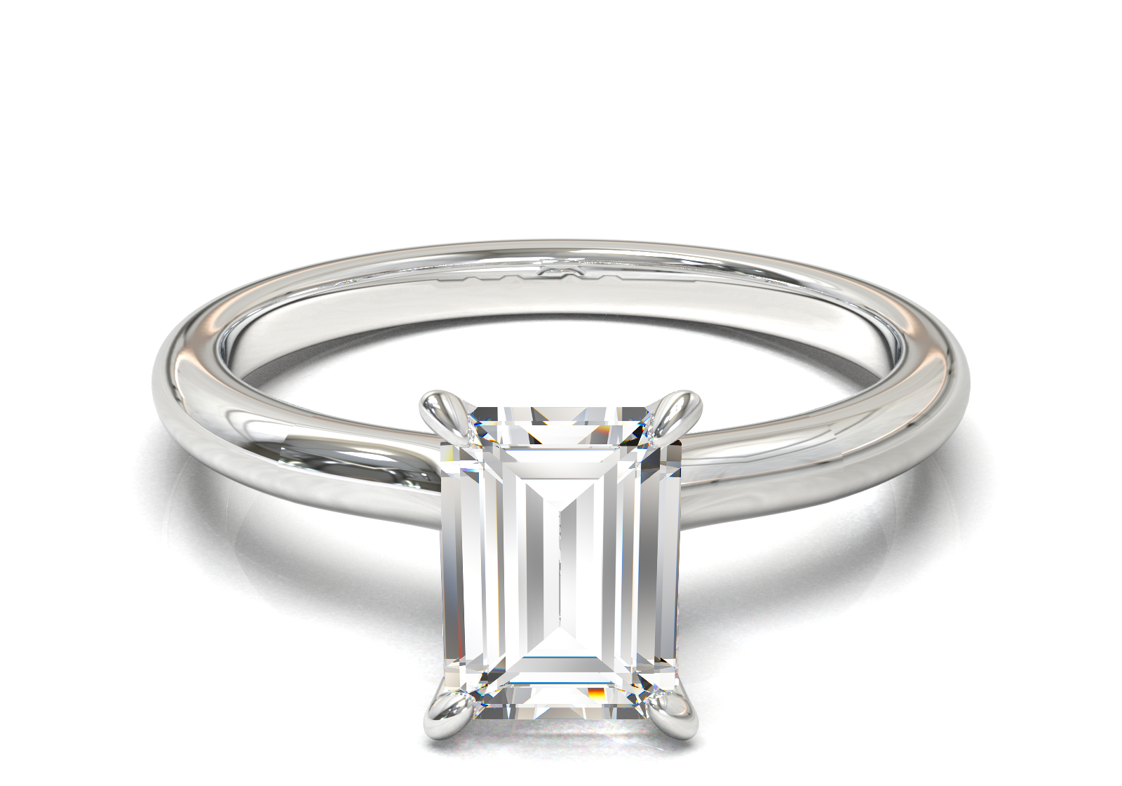 Montura Petite Oro Blanco