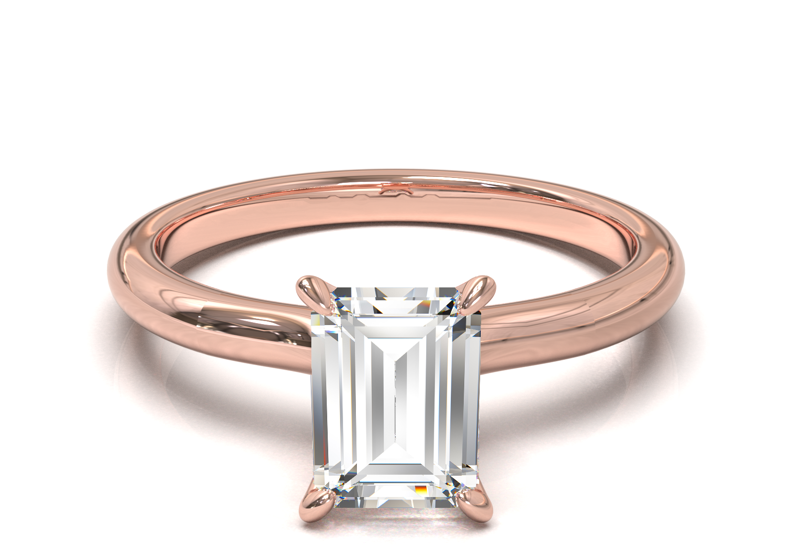 Montura Petite Oro Rosa