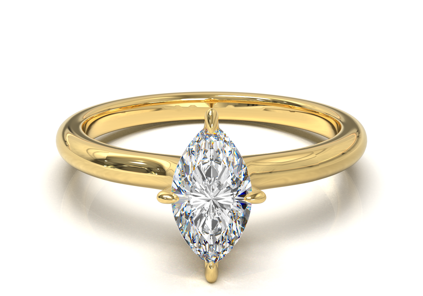 Montura Petite Oro Amarillo