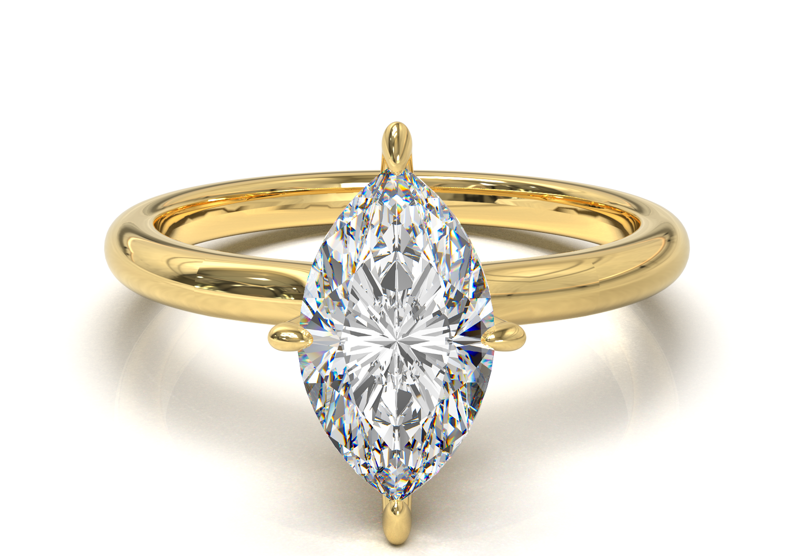 Montura Petite Oro Amarillo