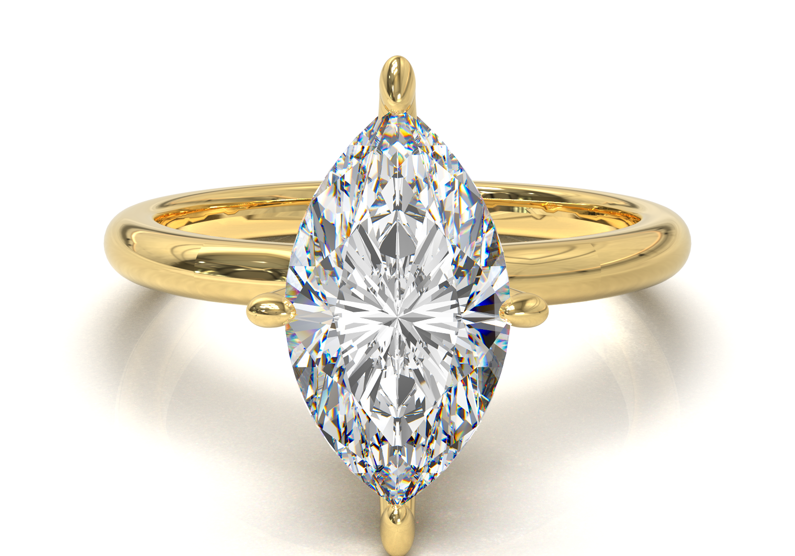 Montura Petite Oro Amarillo