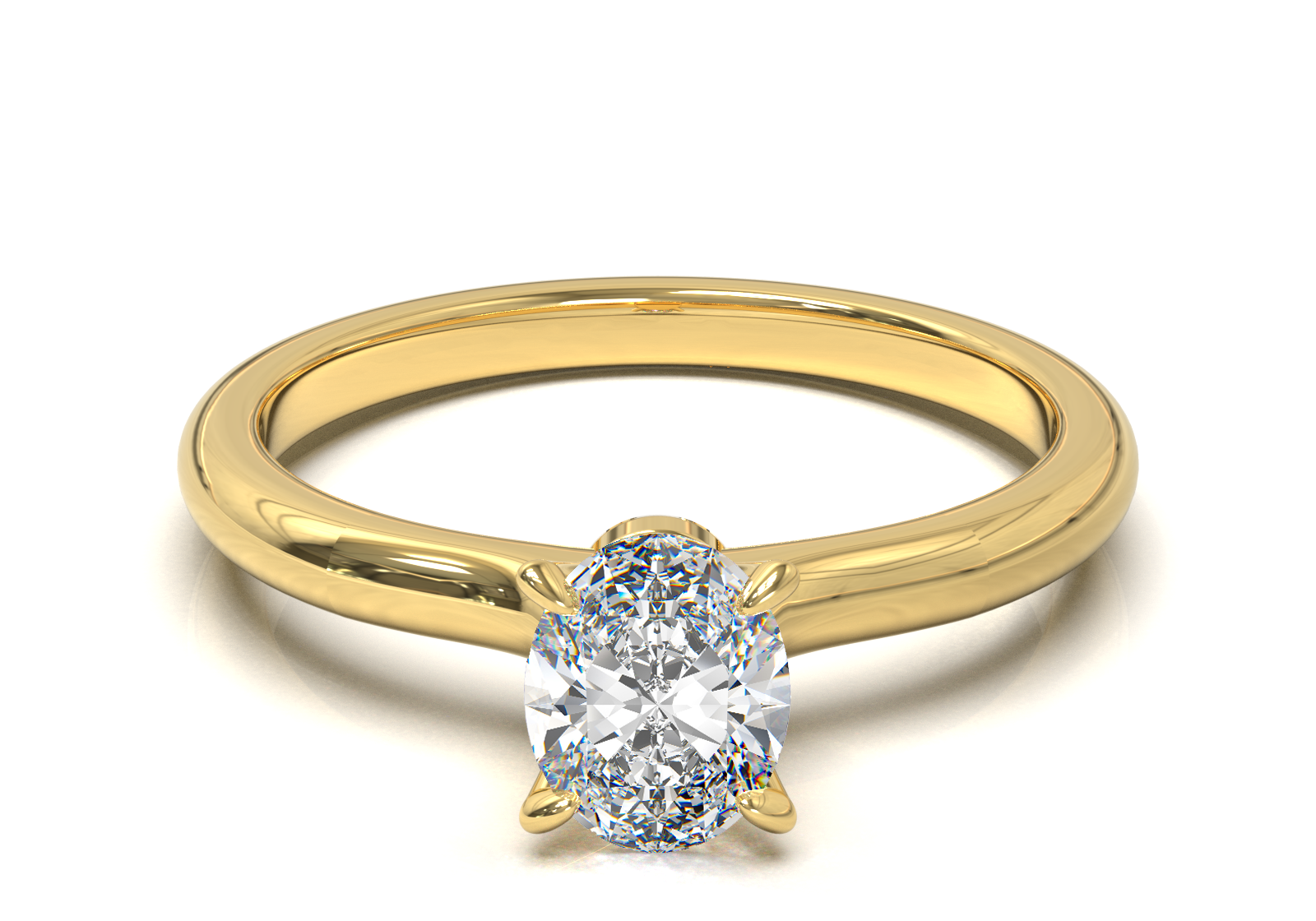 Montura Petite Oro Amarillo