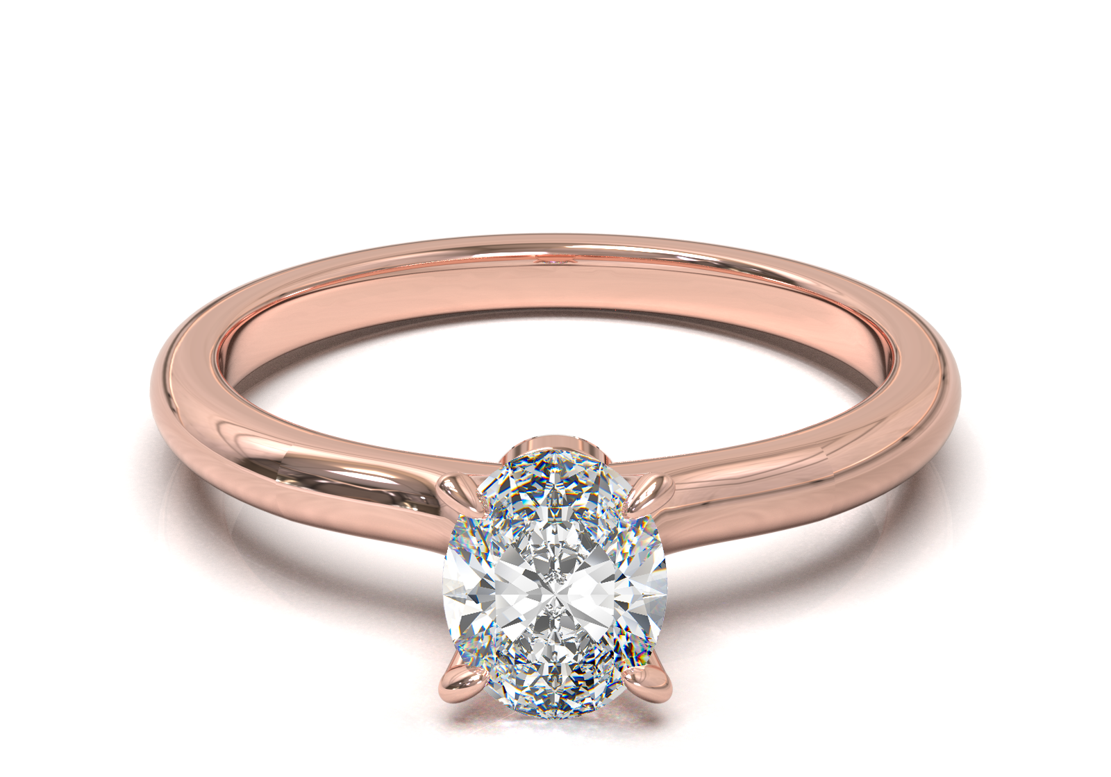 Montura Petite Oro Rosa