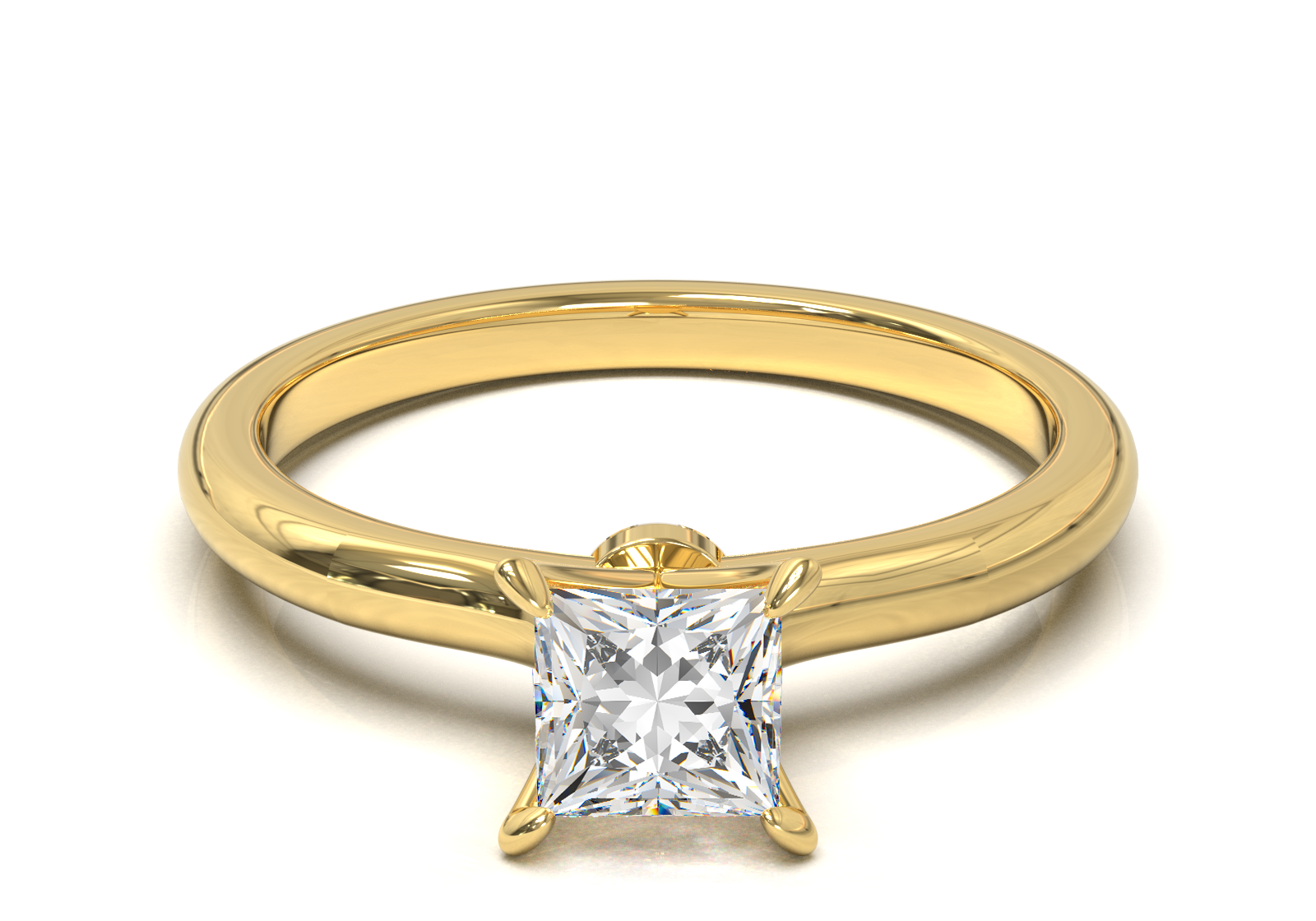 Montura Petite Oro Amarillo