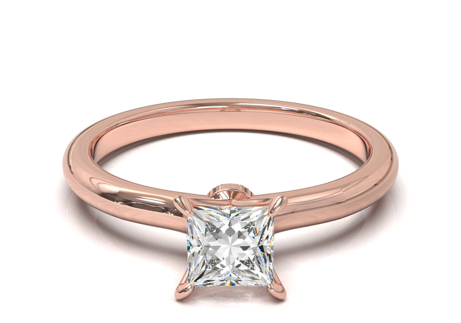 Montura Petite Oro Rosa