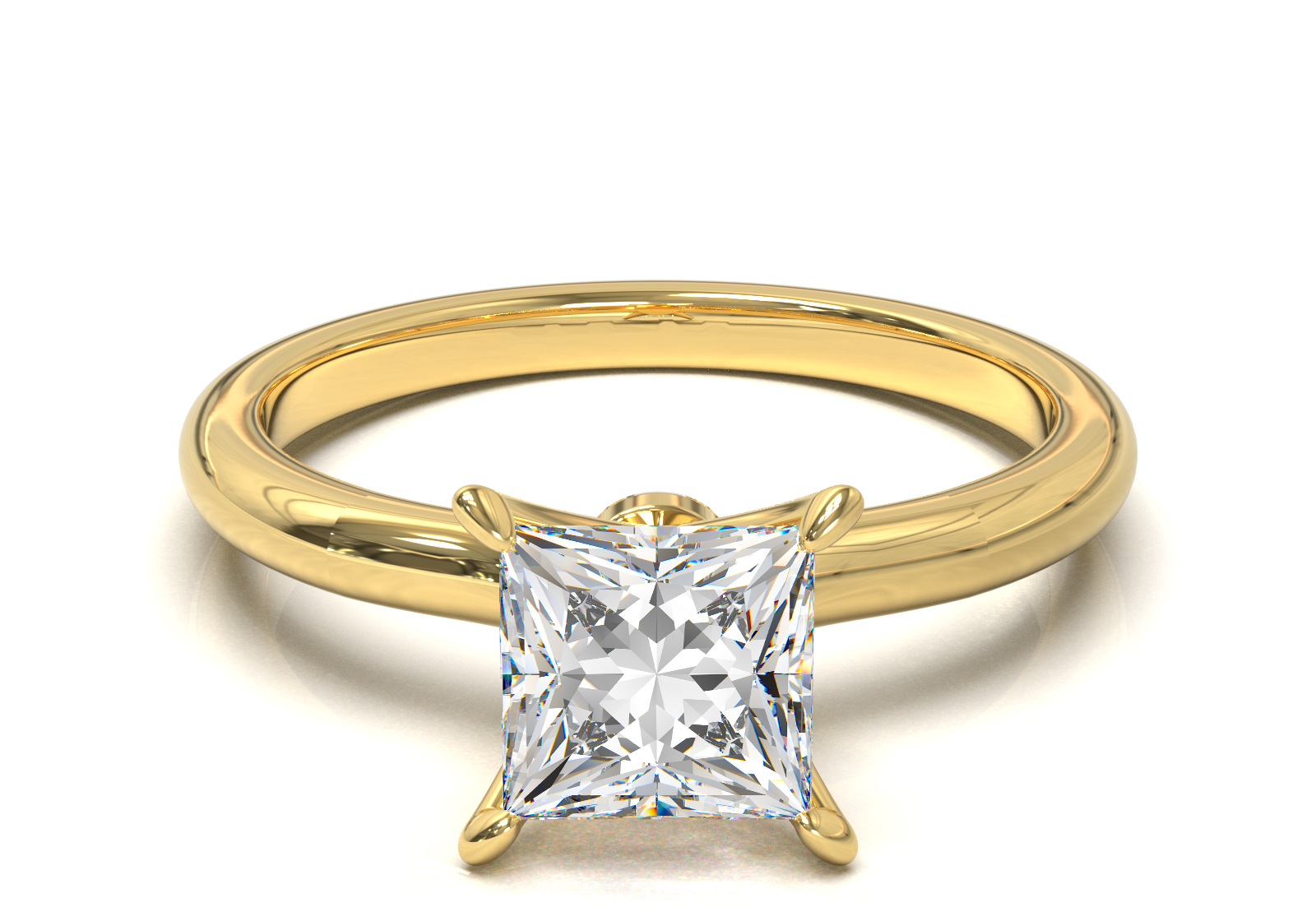 Montura Petite Oro Amarillo