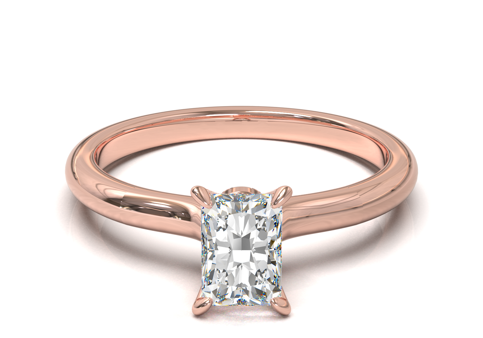 Montura Petite Oro Rosa