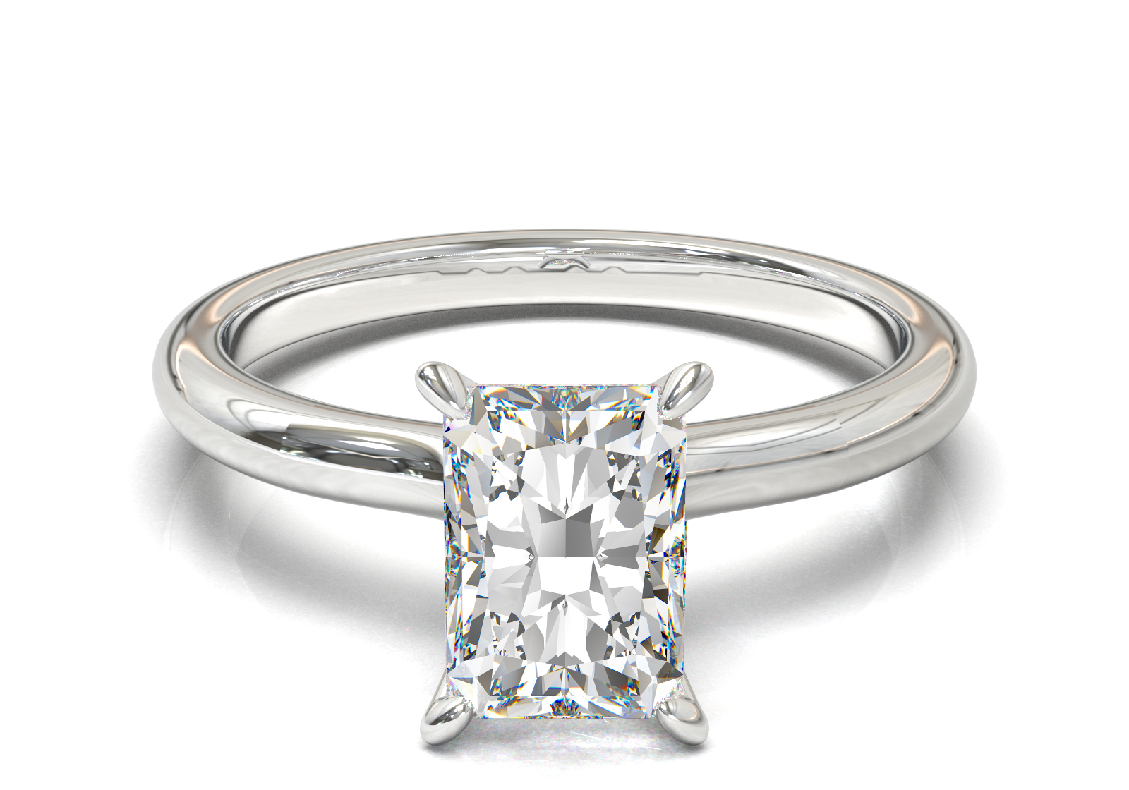 Montura Petite Oro Blanco