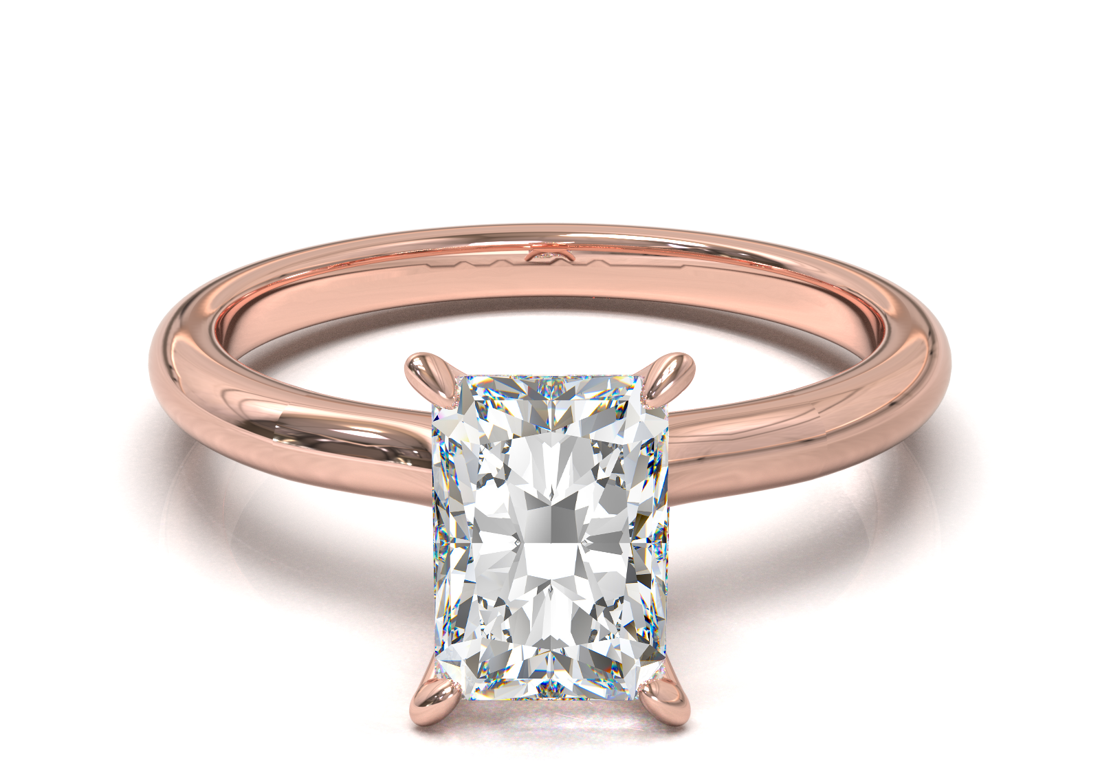 Montura Petite Oro Rosa