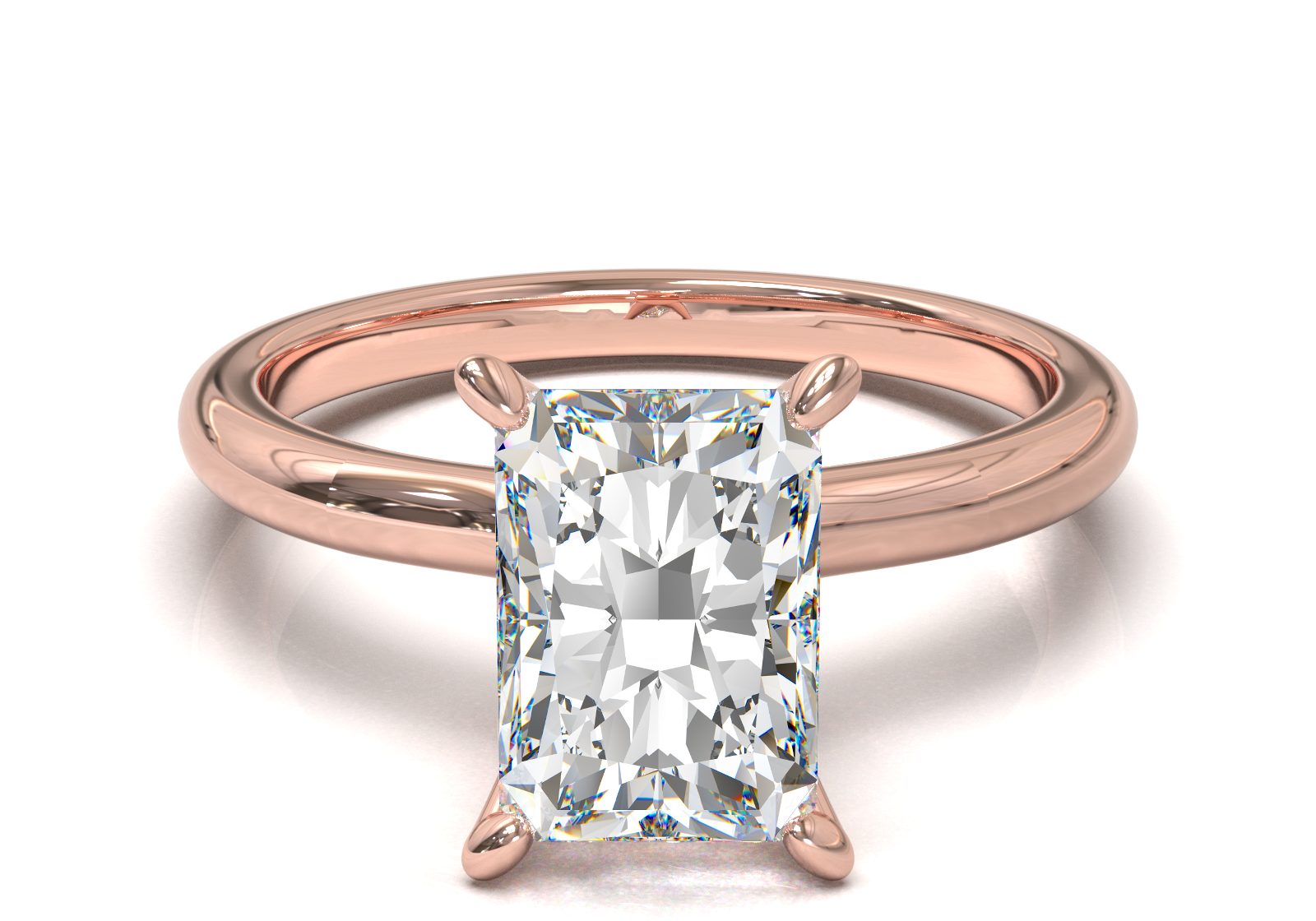 Montura Petite Oro Rosa