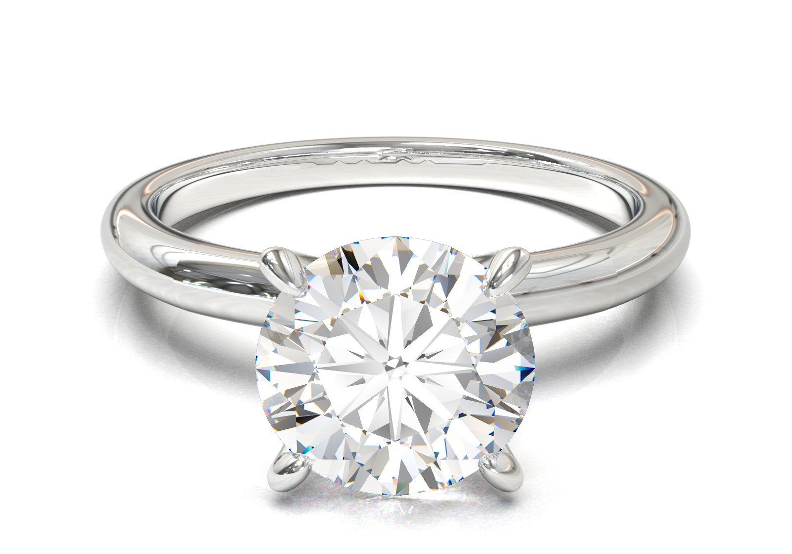 Montura Petite Oro Blanco