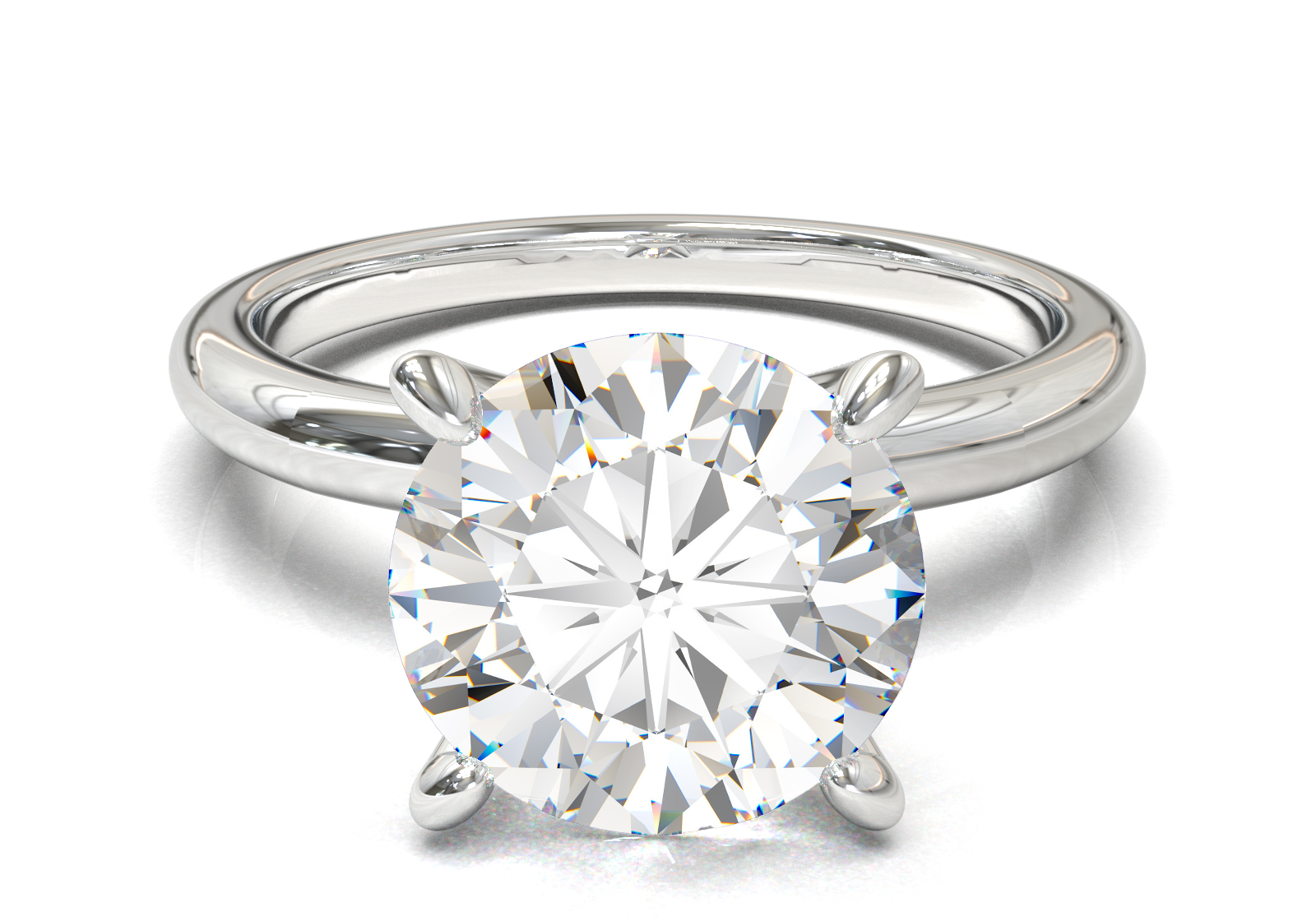 Montura Petite Oro Blanco