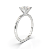 Classic Solitaire Engagement Ring with Round Diamond 1cts