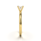 Half Round Solitaire Frame 1.8mm Yellow Gold