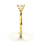 Half Round Solitaire Frame 1.8mm Yellow Gold