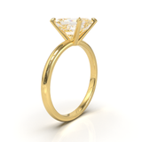 Half Round Solitaire Frame 1.8mm Yellow Gold