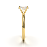 Half Round Solitaire Frame 1.8mm Yellow Gold