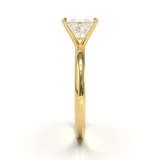 Half Round Solitaire Frame 1.8mm Yellow Gold