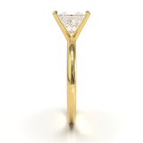 Half Round Solitaire Frame 1.8mm Yellow Gold