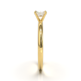 Half Round Solitaire Frame 1.8mm Yellow Gold