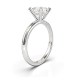 Half Round Solitaire Frame 1.8mm Yellow Gold