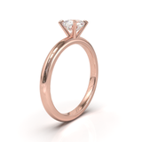 Half Round Solitaire Frame 1.8mm Yellow Gold