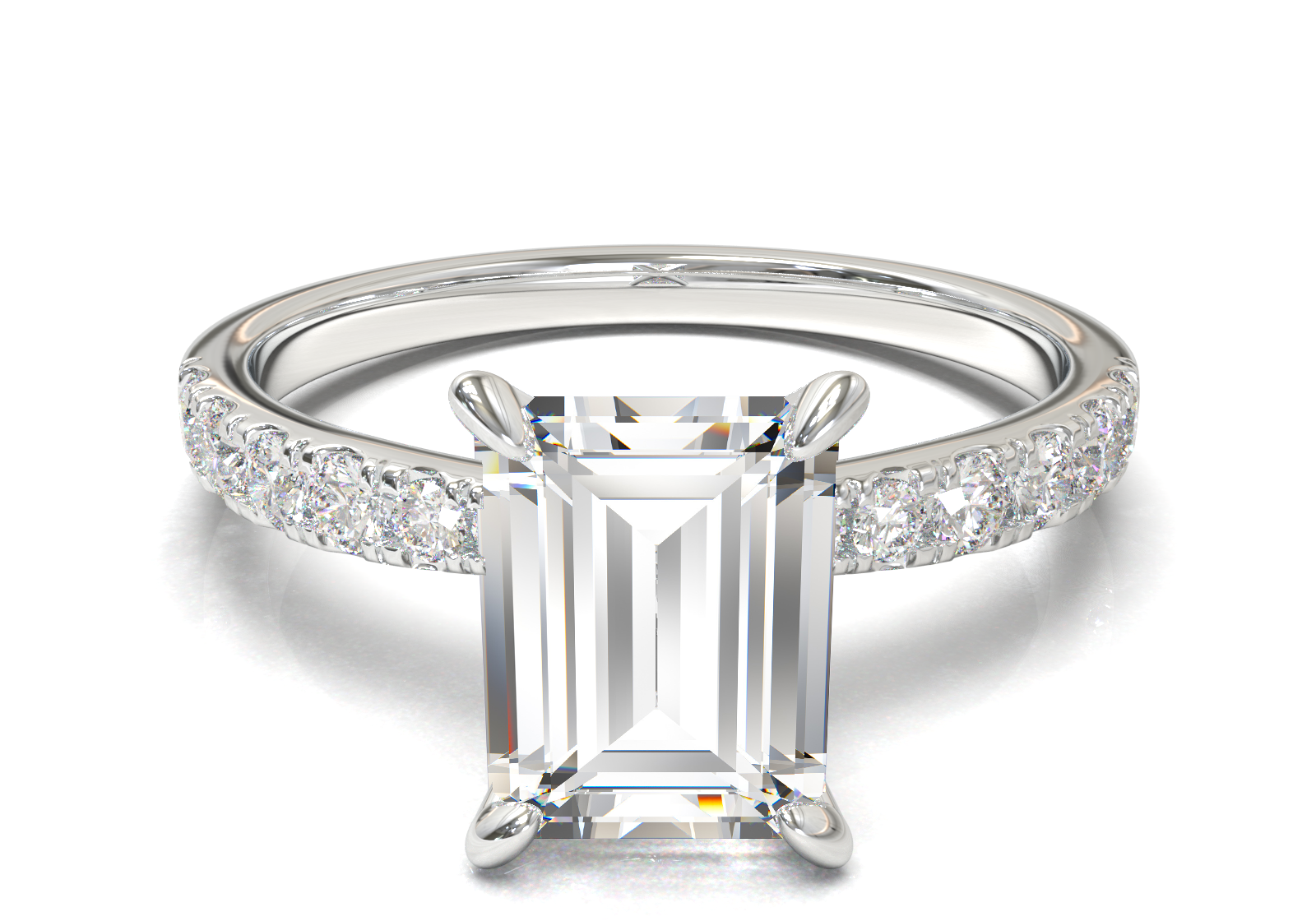 Montura Pavé 33,22,11 Oro Blanco