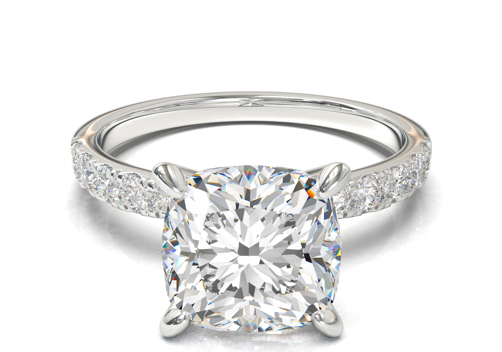 Montura Pavé 33,22,11 Oro Blanco