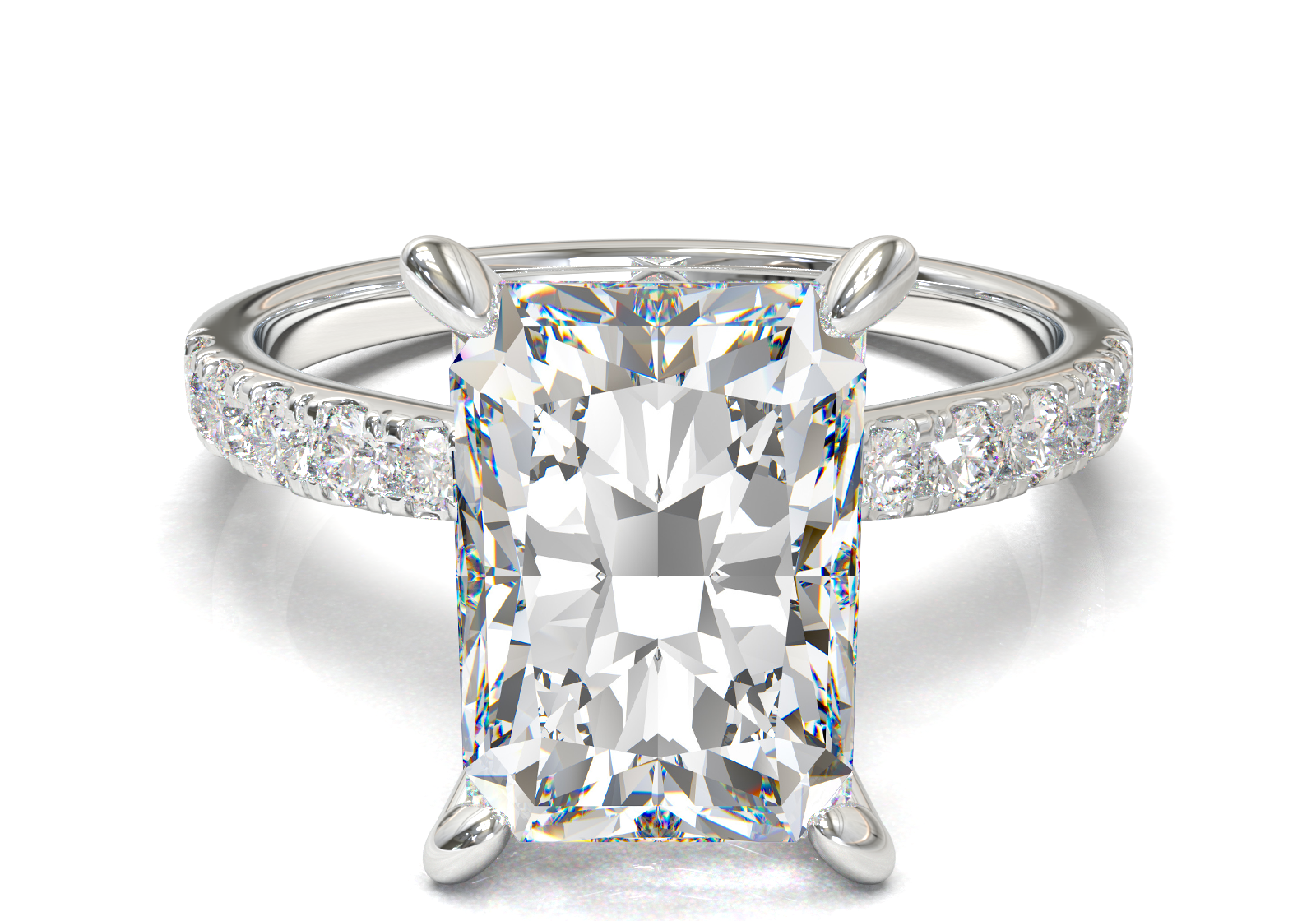 Montura Pavé 33,22,11 Oro Blanco