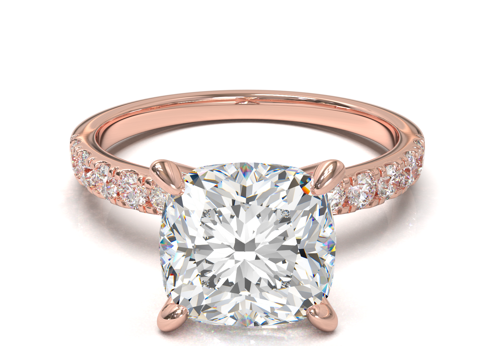 Montura Pavé 33,22,11 Oro Rosa