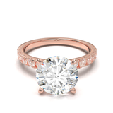 Rose Gold Half Round Pavé Frame