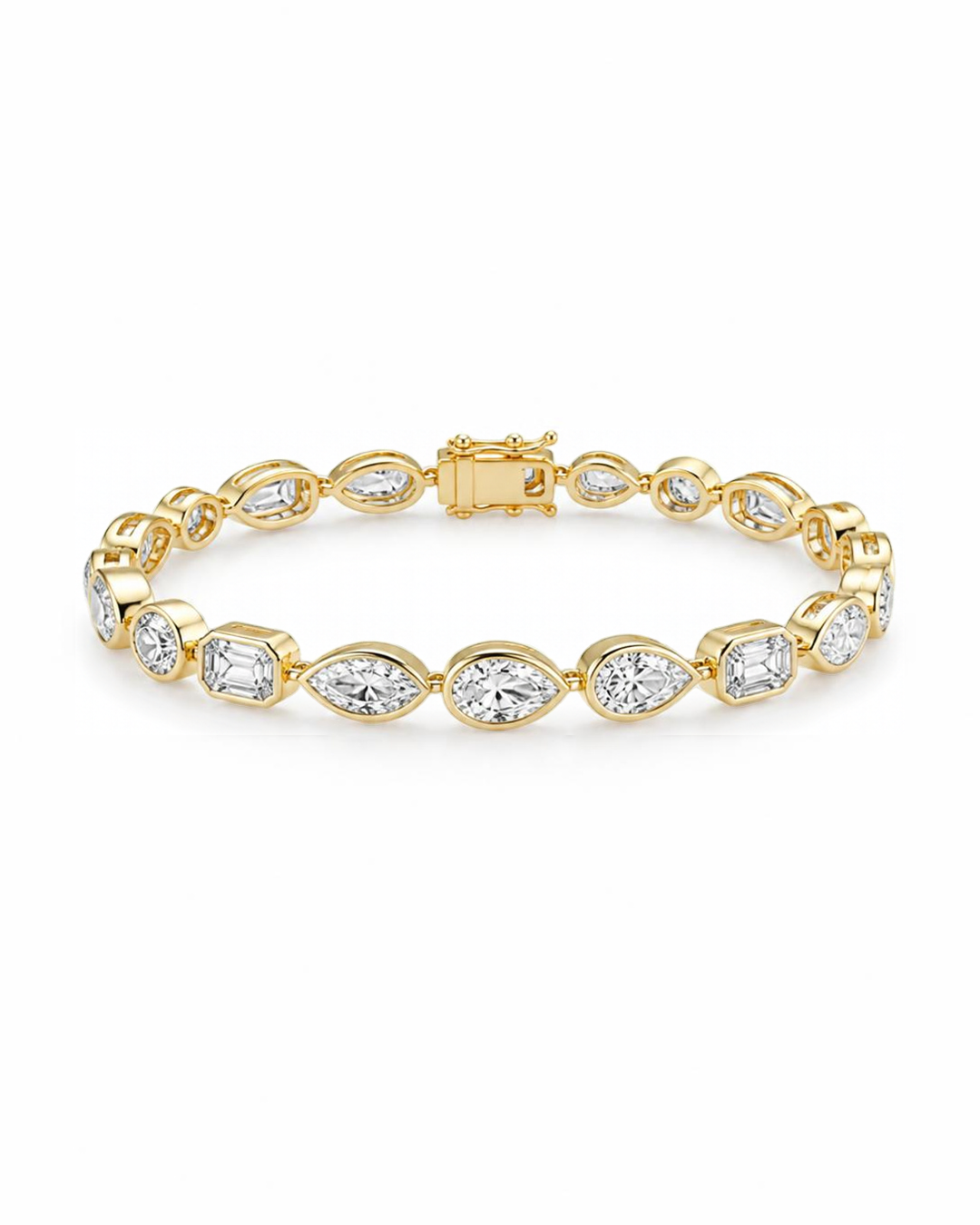 Pulsera Fancy Shapes a Bisel