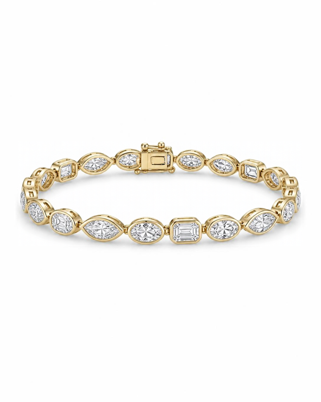 Pulsera Fancy Shapes a Bisel