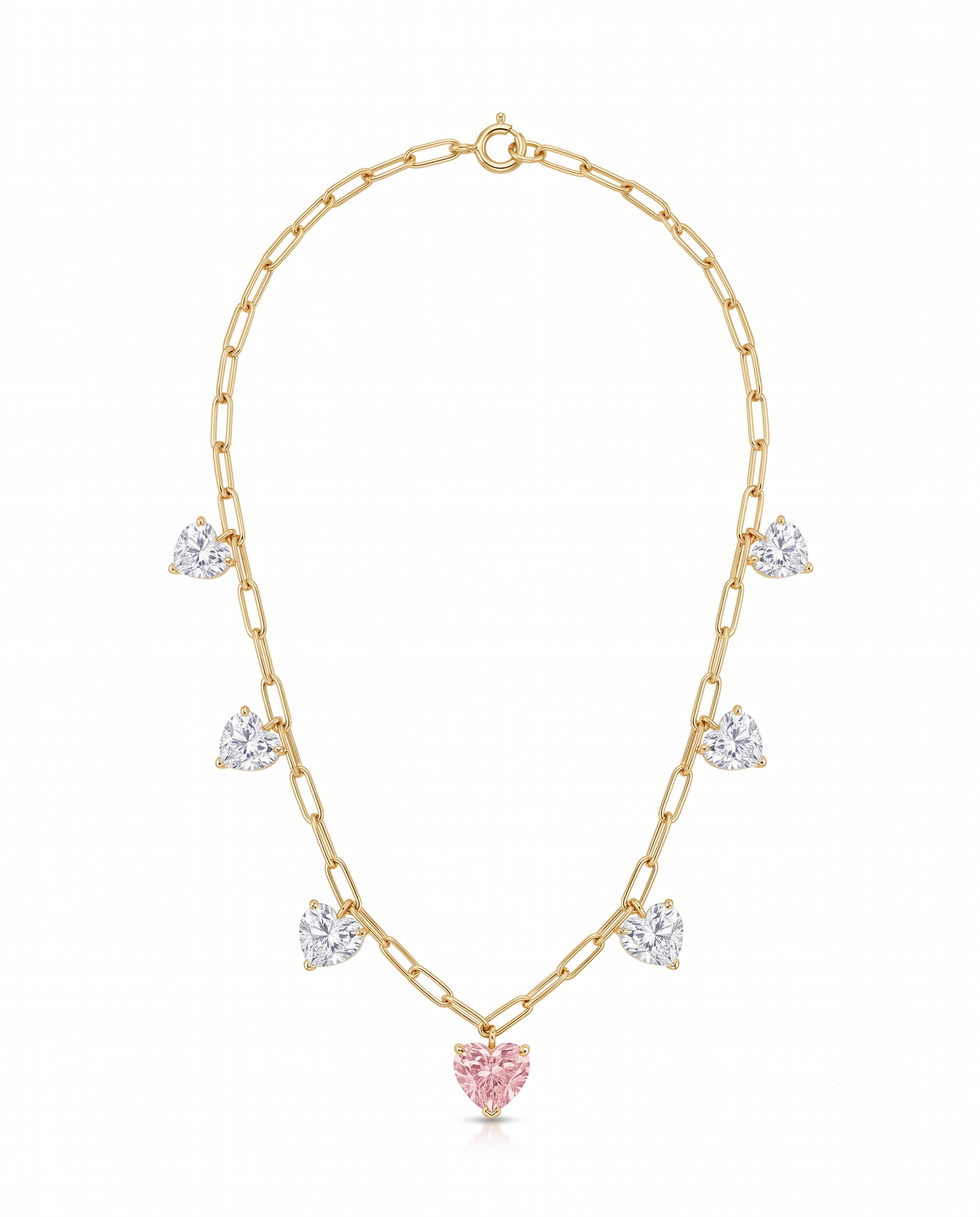 Pink Heart Necklace